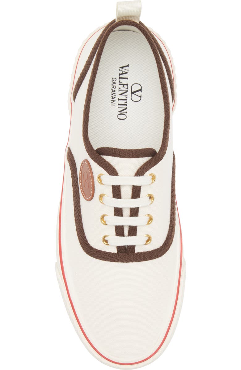 Valentino Garavani Tess 2 Canvas Sneaker, Alternate, color, Ivory/ Cuoio
