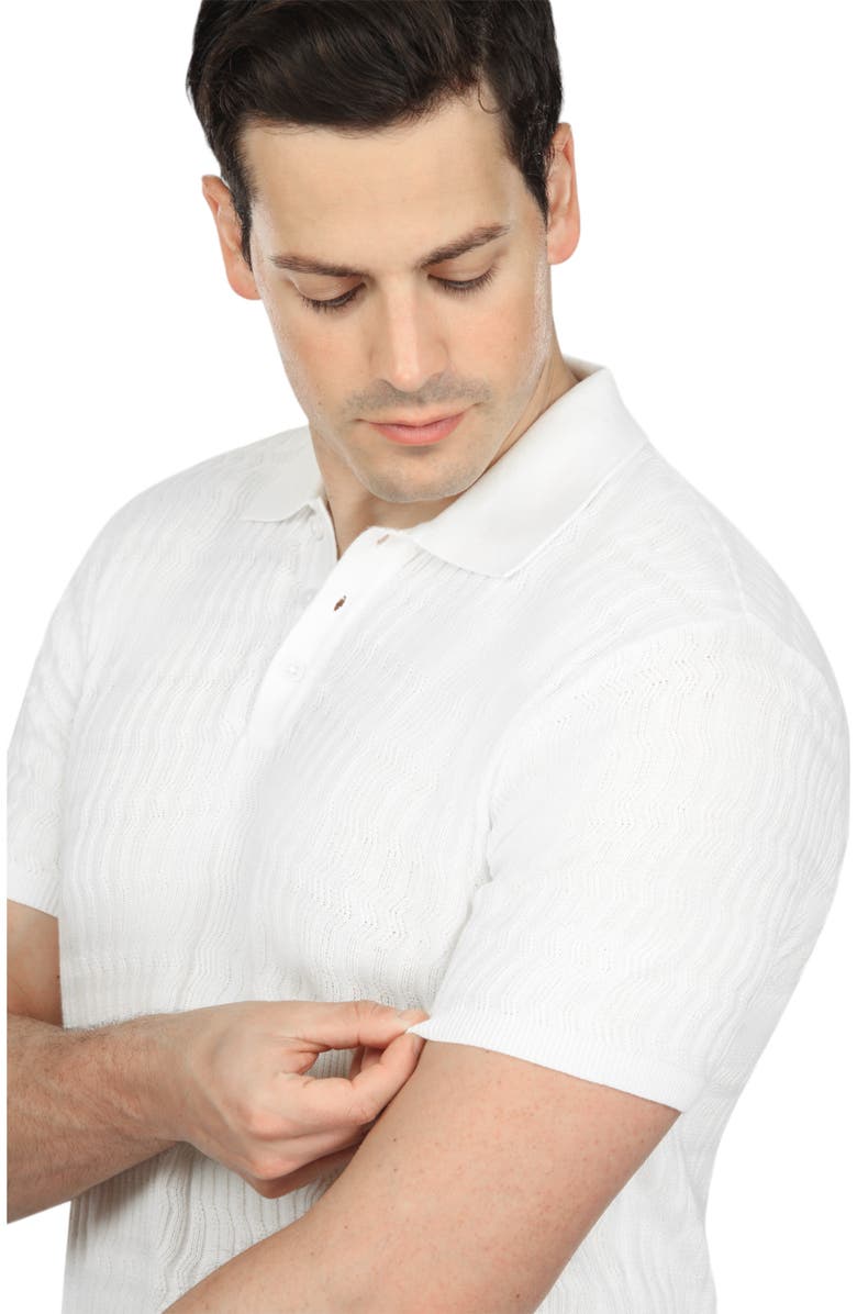 Vustra Knit Short Sleeve Polo, Alternate, color, 