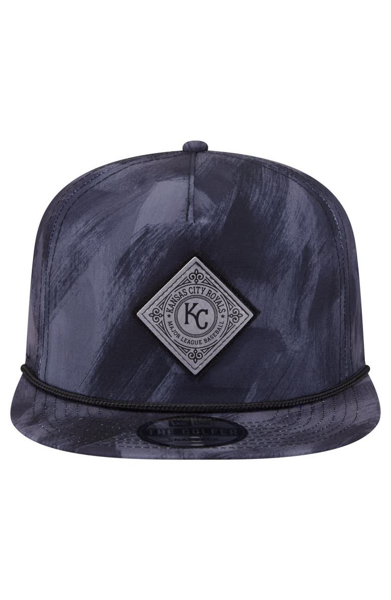 New Era Men's New Era Navy Kansas City Royals Printed Golfer Snapback Hat, Alternate, color, Navy