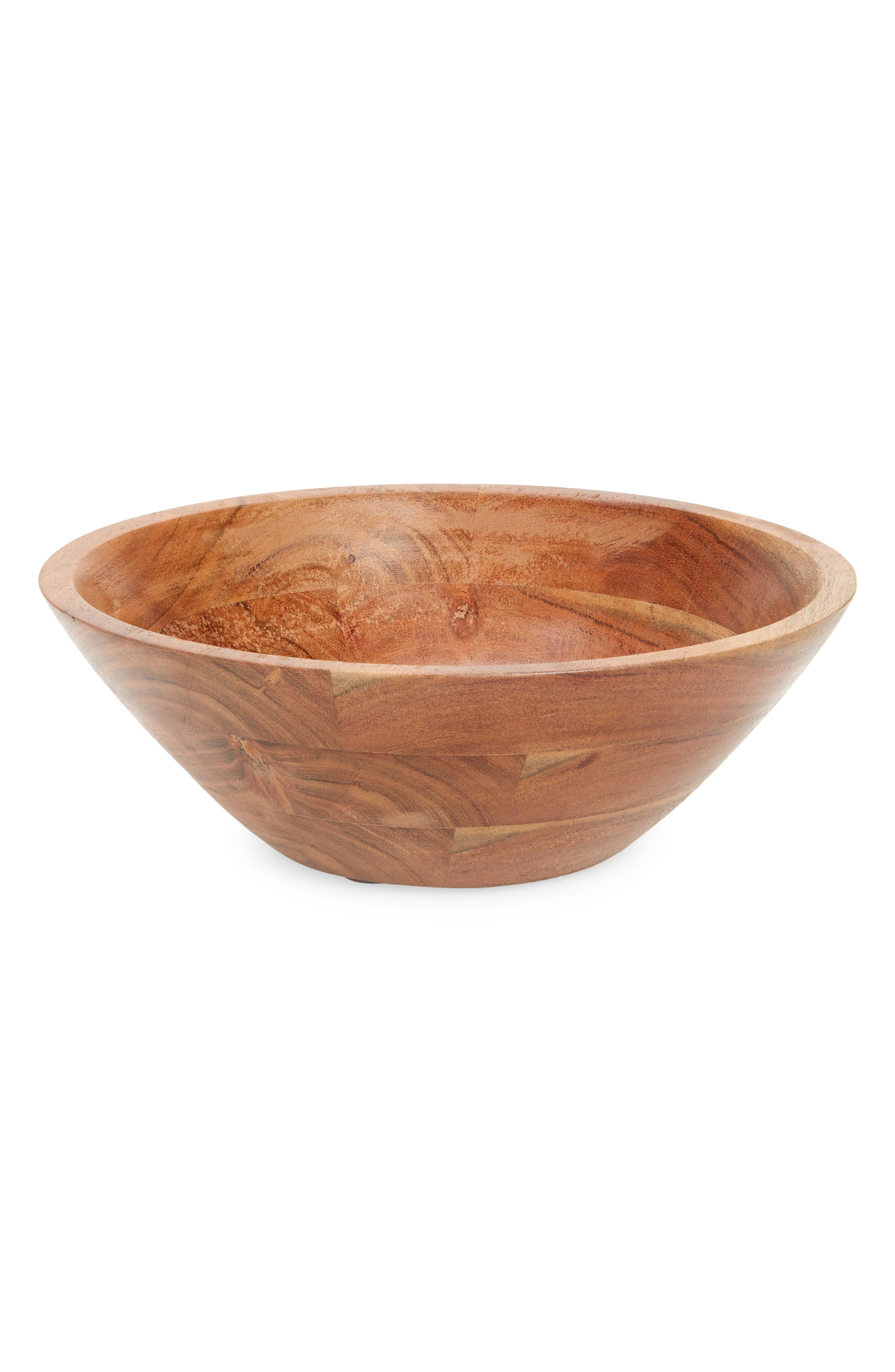 Nordstrom 10-Inch Acacia Wood Serving Bowl