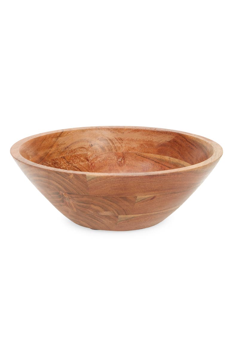 Nordstrom 10-Inch Acacia Wood Serving Bowl, Main, color, Warm Wash Acacia