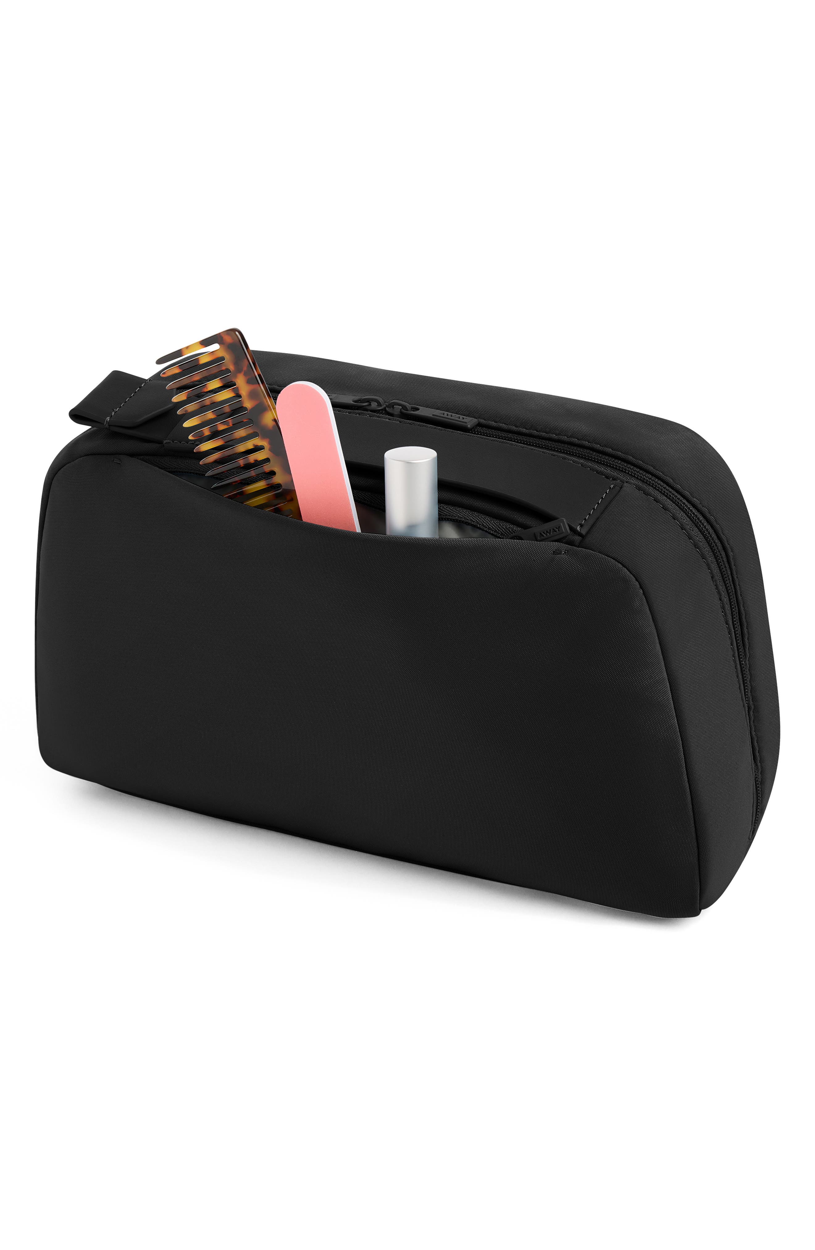 amazon travel toiletry bag TSA Quart-Size Water-Resistant & Spill-Proof Travel-Size Container 3-1-1 Liquids Organizer Pouch Rose EzPacking One main waterproof expandable compartment for leak The Best Clear Toiletry Bag