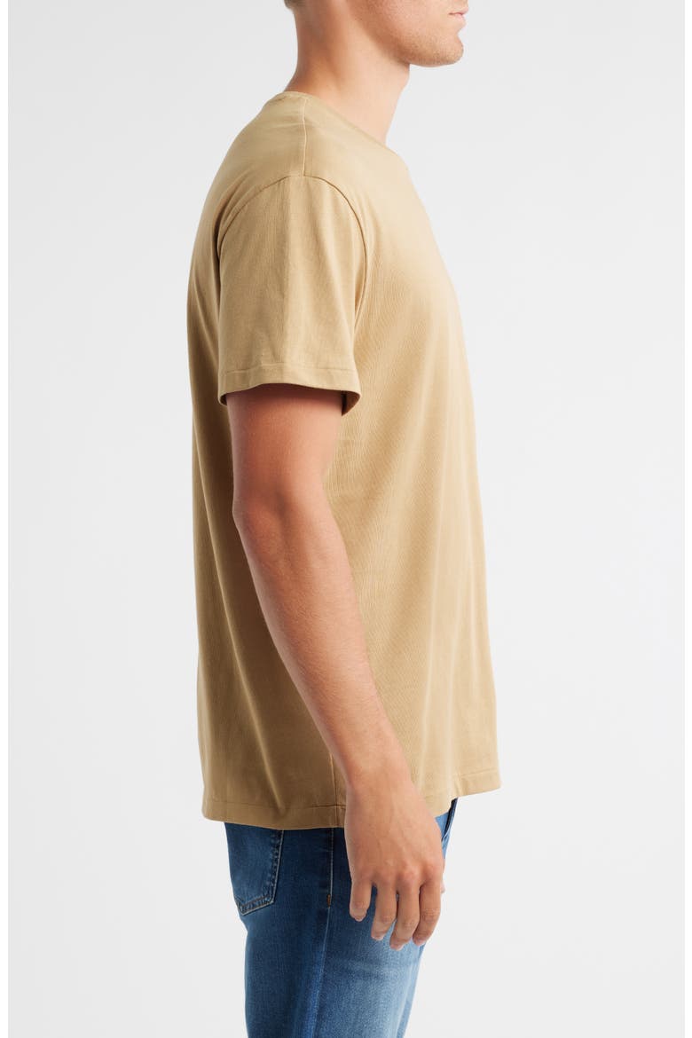 Cotton Jersey T-Shirt, Alternate, color, CAFE TAN