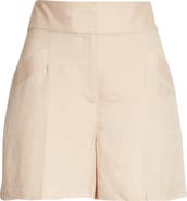 Club Monaco Stripe Linen Blend Shorts