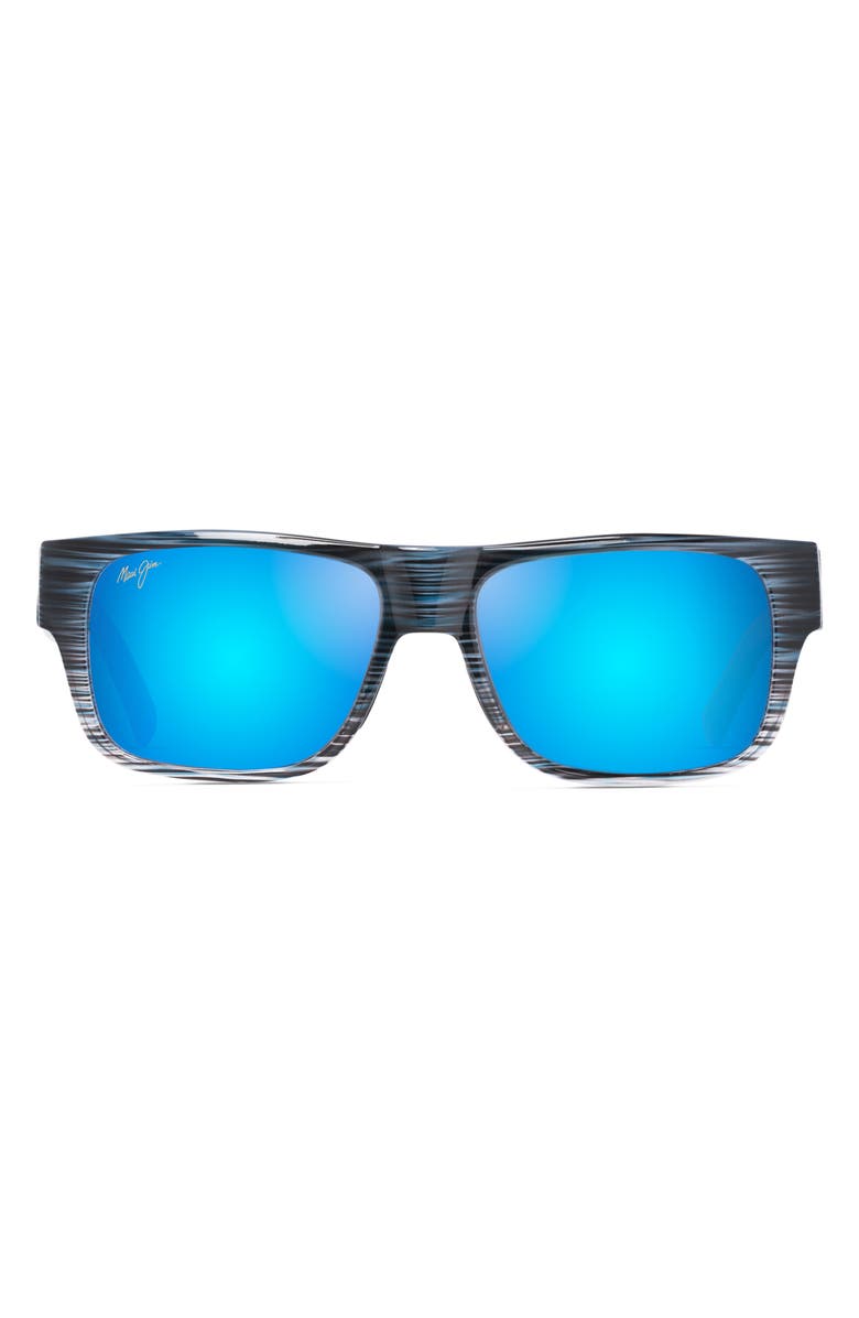 Maui Jim Keahi 56mm Polarizedplus2<sup>®</sup> Sunglasses, Main, color, Blue