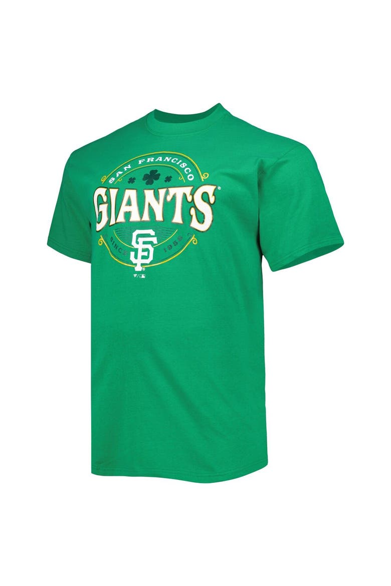 Men's Kelly Green San Francisco Giants Big & Tall Celtic T-Shirt, Alternate, color, Kelly Green