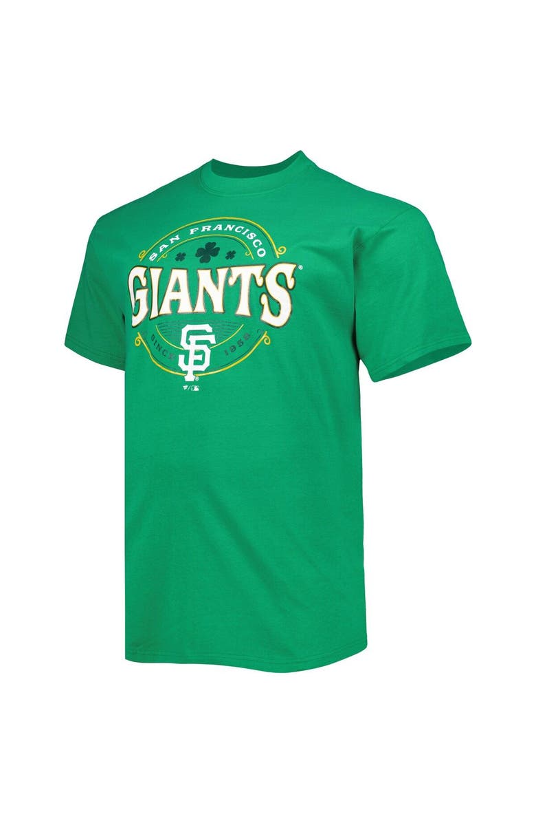 PROFILE Men's Kelly Green San Francisco Giants Big & Tall Celtic T-Shirt, Alternate, color, Kelly Green