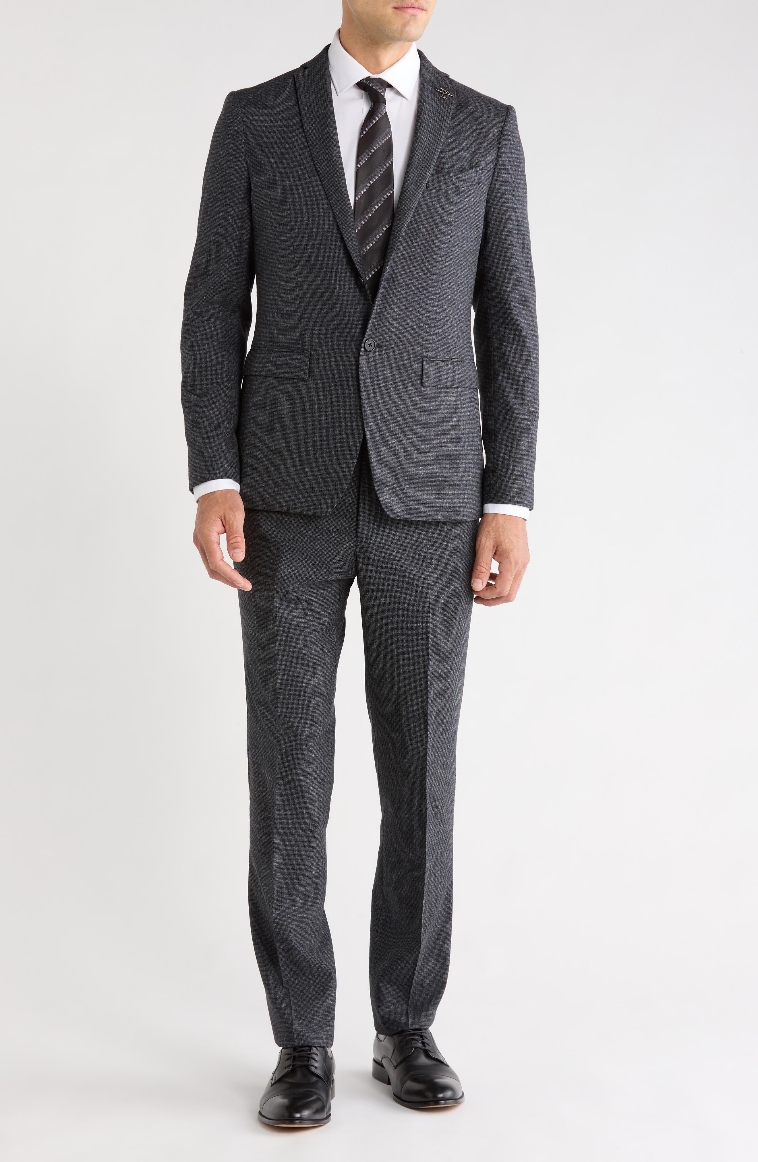 Mini Check Two Button Suit