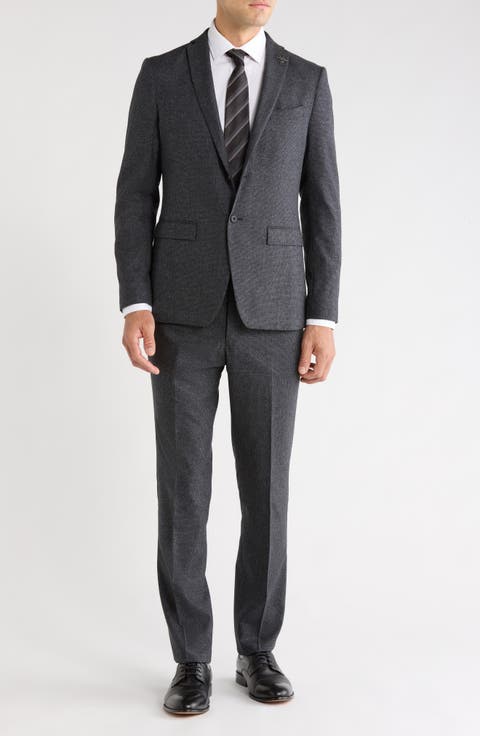 Mini Check Two Button Suit