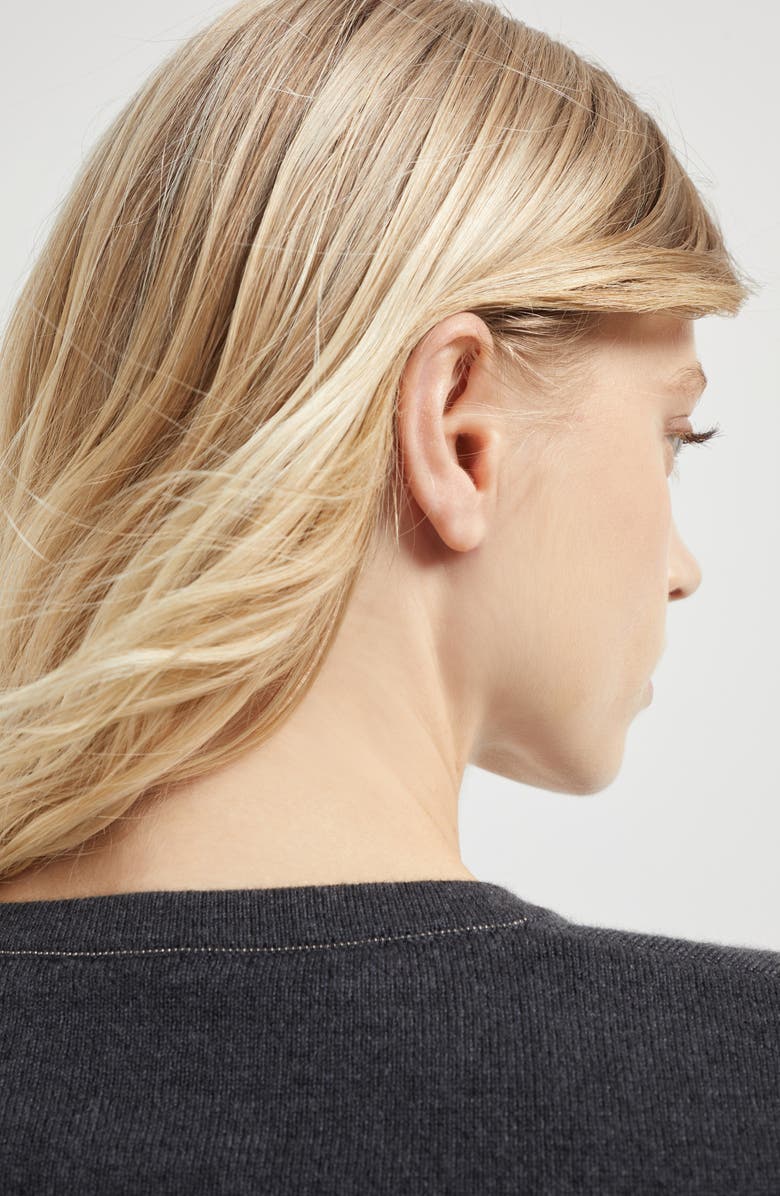 Brunello Cucinelli Cashmere sweater, Alternate, color, Lignite Grey