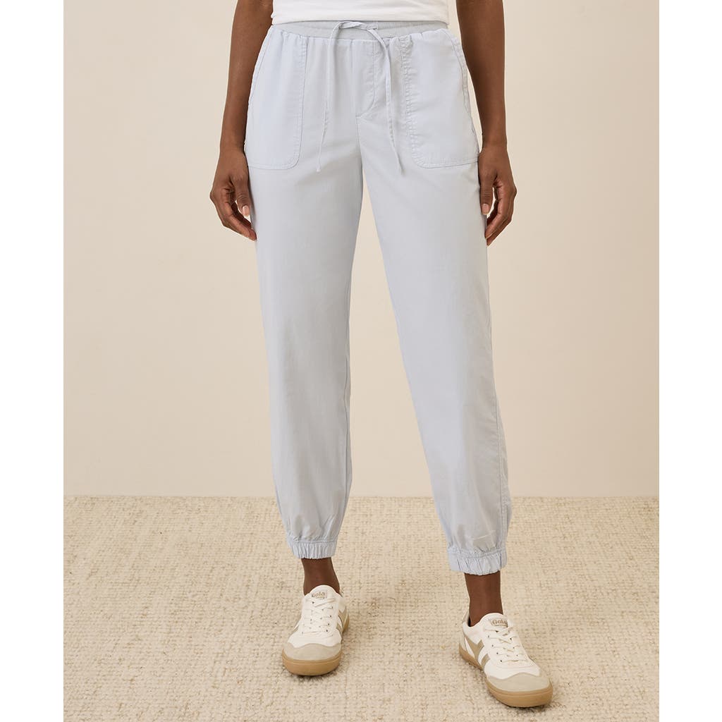 Pact Organic Cotton Monterey Poplin Jogger In White