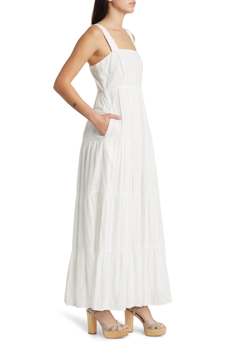 Ginseng Tiered Cotton Maxi Sundress
