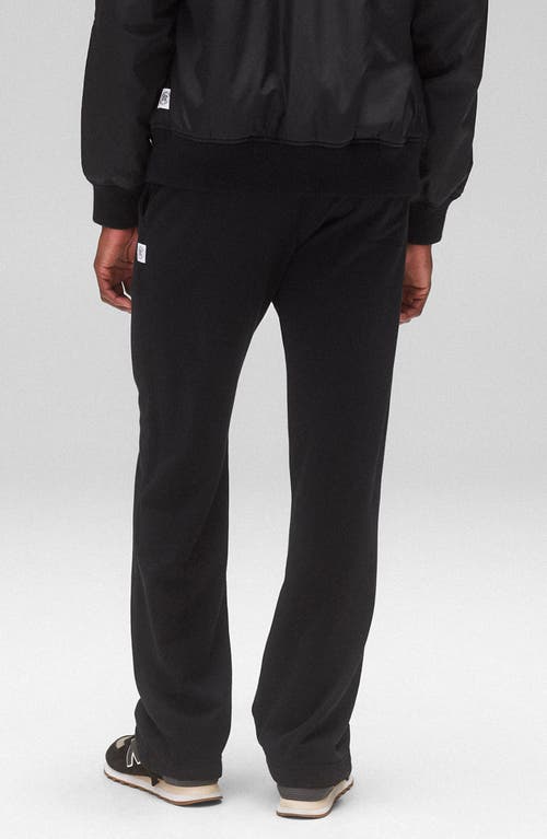 Reigning Champ Lightweight Terry Relaxed Sweatpants In Black