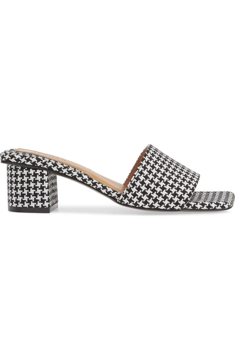 JAGGAR Meadow Houndstooth Slide Sandal, Alternate, color,
