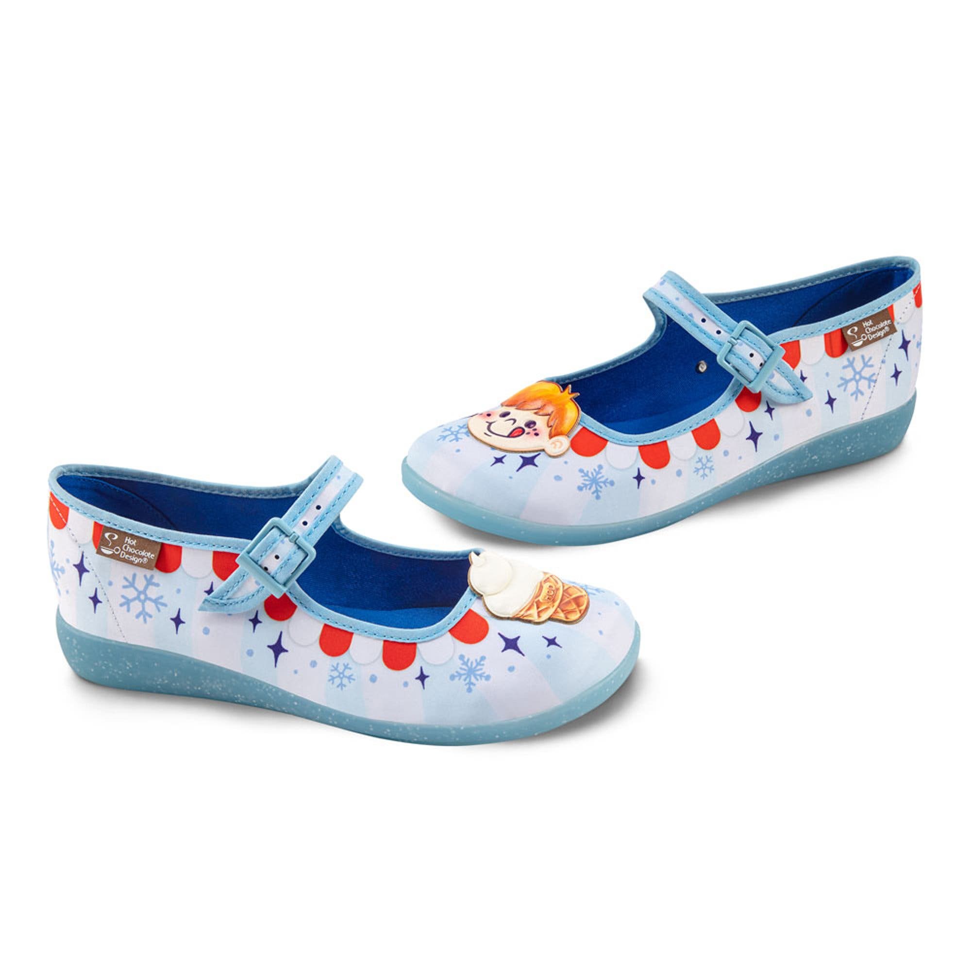 Frost Swirl Women's Mary Jane Flats, Alternate, color, Frost Swirl