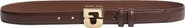 GERARD DAREL Le Lauren Slim Leather Belt