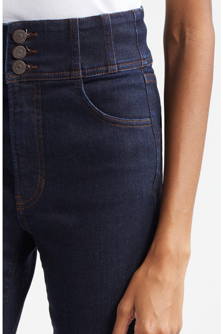 Carson High Waist Ankle Flare Jeans, Alternate, color, INDIGO RINSE