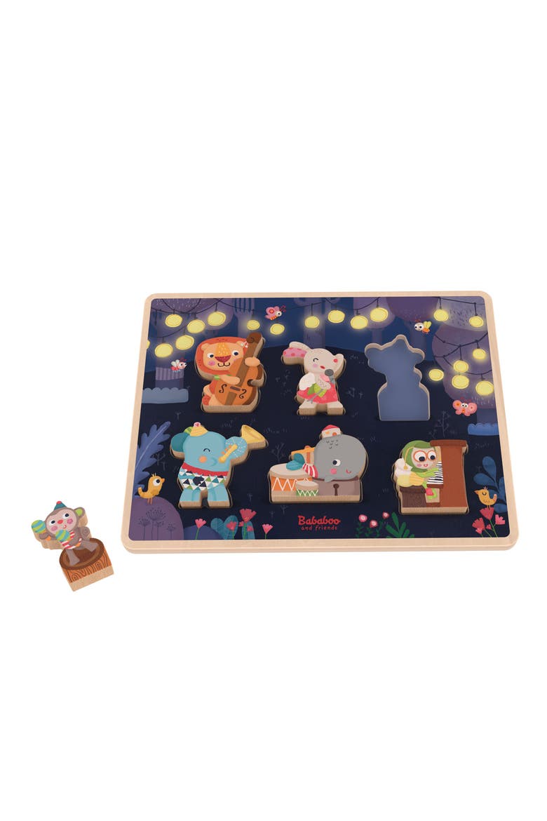Band Play Figure Puzzle, Main, color, Blue