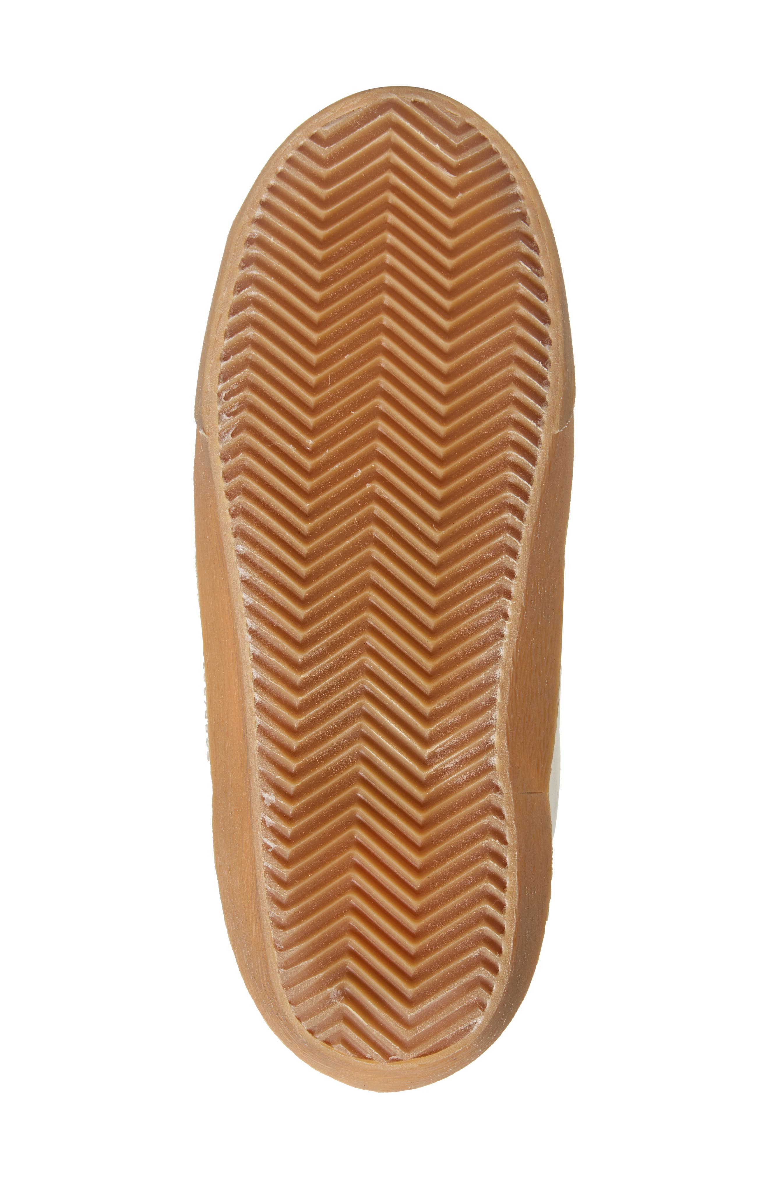 Golden Goose Super-Star Genuine Shearling Lined Low Top Sneaker, Alternate, color, Optic White