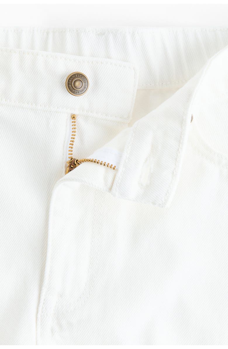 H&M Frayed Denim Shorts, Alternate, color, 