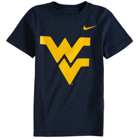 Preschool Nike Navy West Virginia Mountaineers Logo T-Shirt