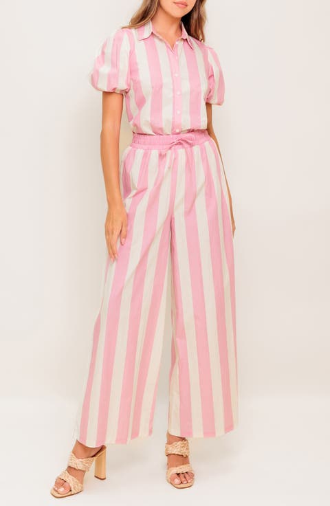 Woven Top & Pants Set