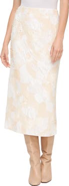 Lafayette 148 New York Sequin Embellished Midi Skirt