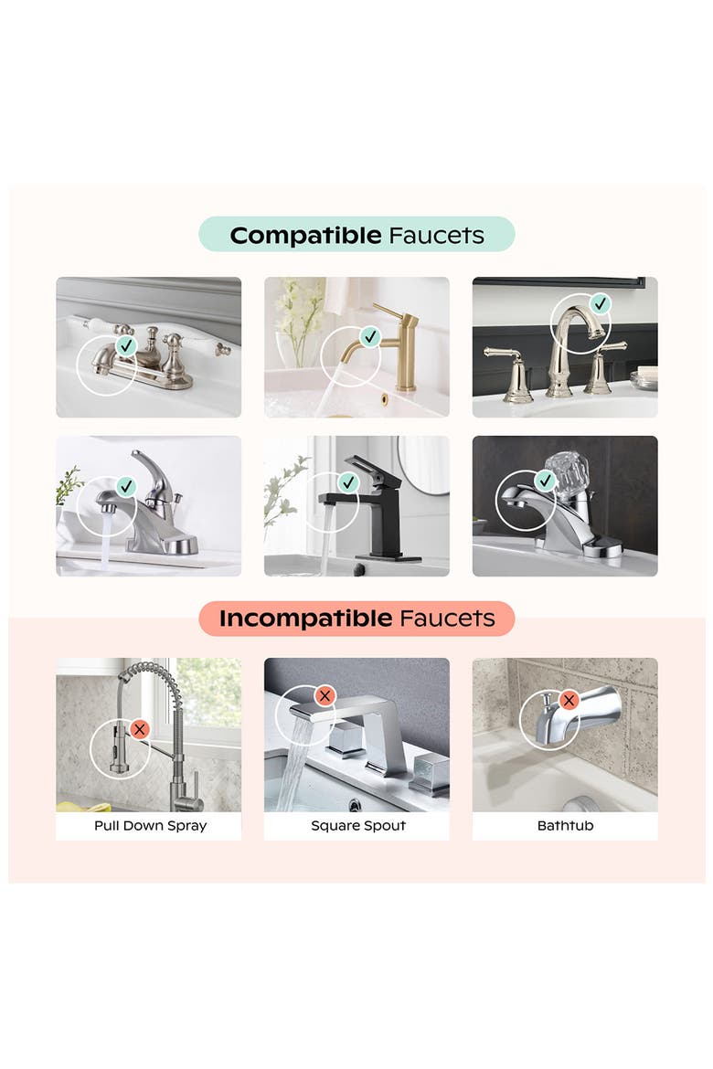 Faucet Water Filter, Alternate, color, POLISHED CHROME