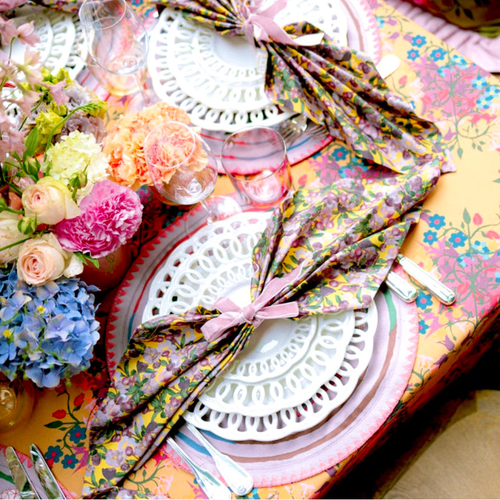 Sophie Williamson Design Napkins Romance In Brown