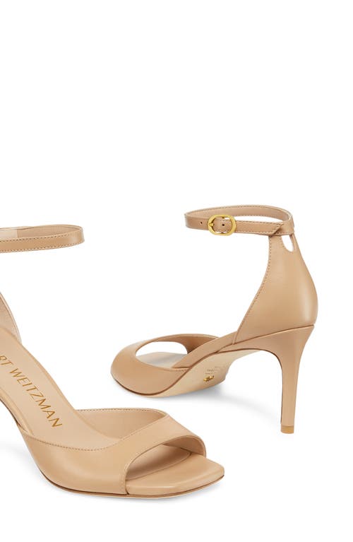 Stuart Weitzman Nudistia 75 Sandal In Brown
