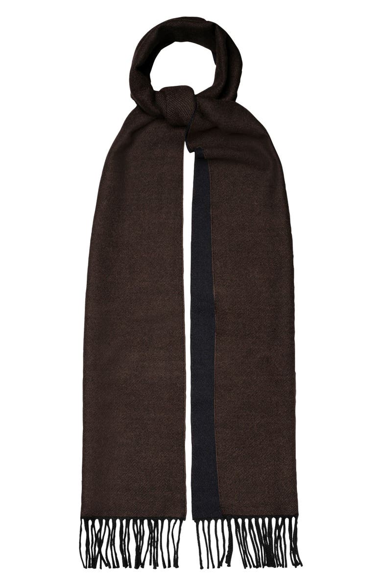 Eton Reversible Merino Wool Scarf, Main, color,