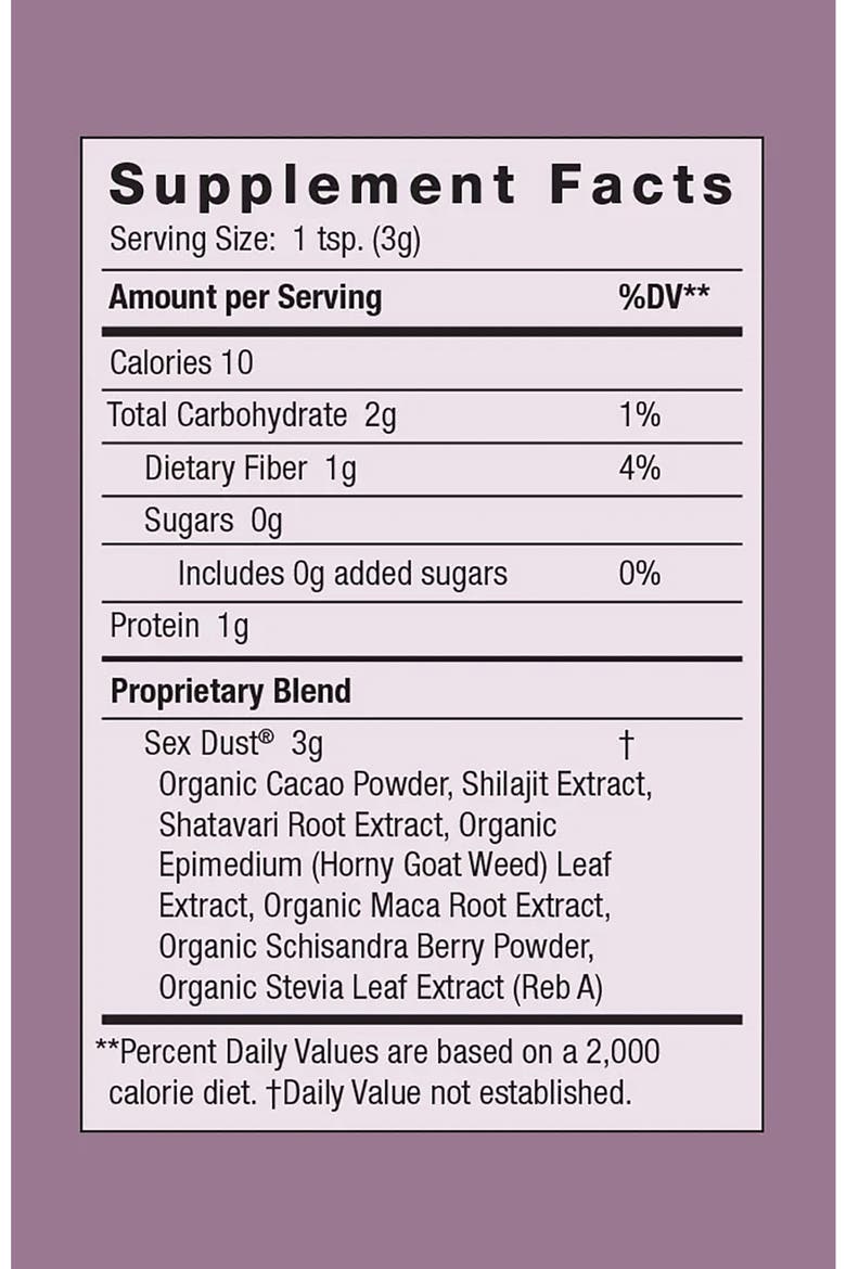 Sex Dust™ Dietary Supplement Jar, Alternate, color, SEX