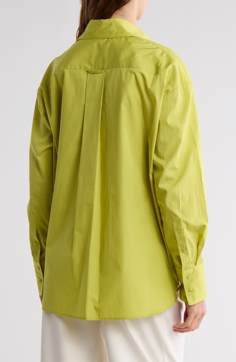 TWP Big Joe Oversize Button-Up Shirt, Alternate, color, Apple Green