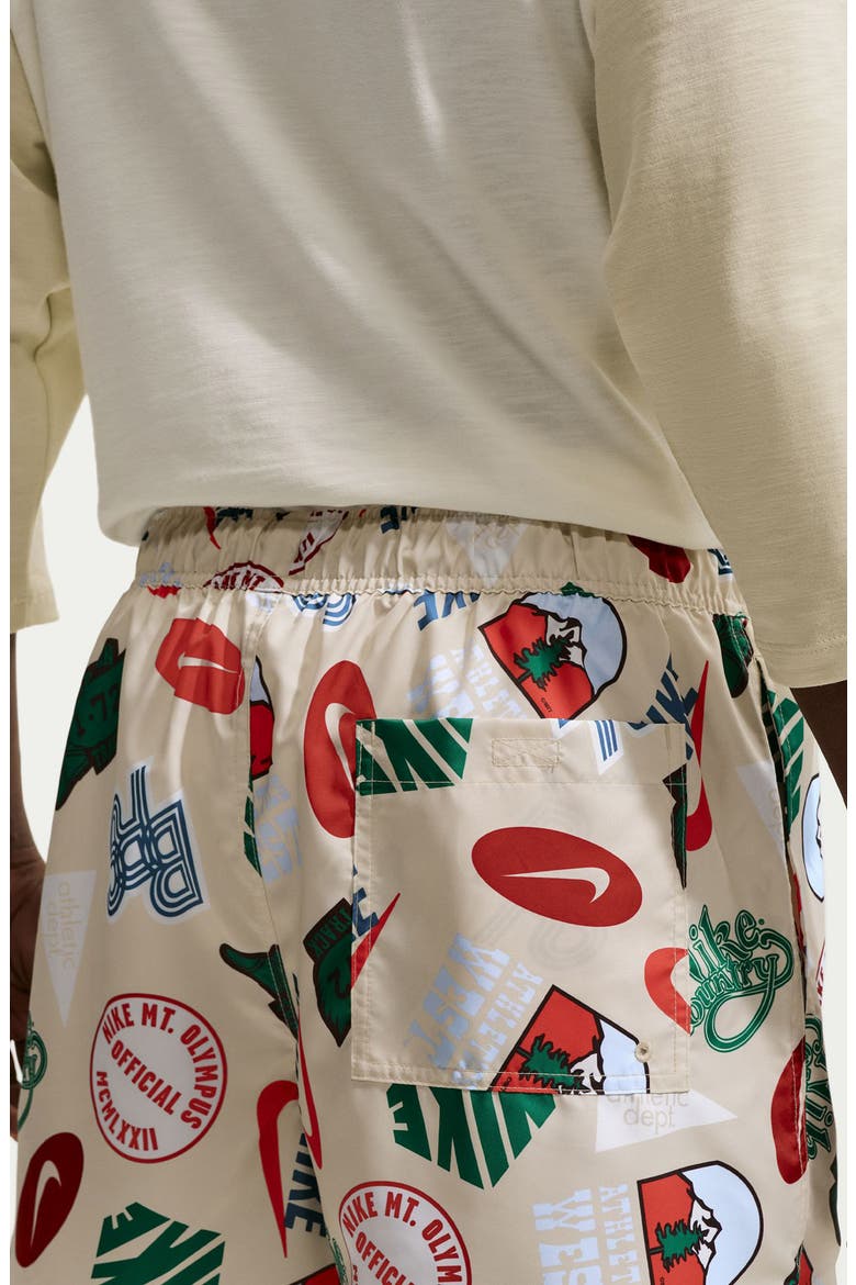 Club Woven Flow Shorts, Alternate, color, LIGHT KHAKI/ OBSIDIAN
