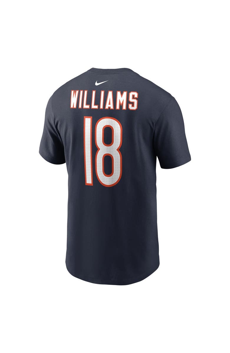 Nike Youth Nike Caleb Williams Navy Chicago Bears Fuse Name & Number T-Shirt, Alternate, color, Navy
