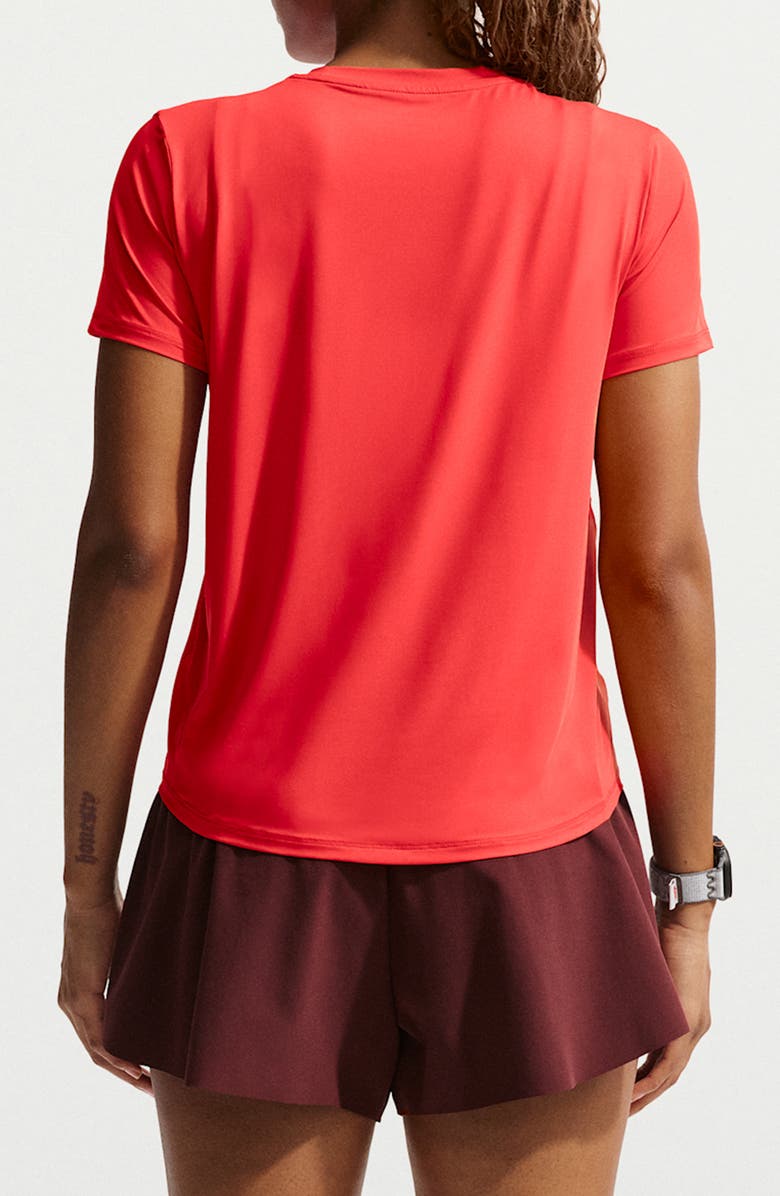 Nike One Classic Dri-FIT Training Top, Alternate, color, Light Crimson/ White