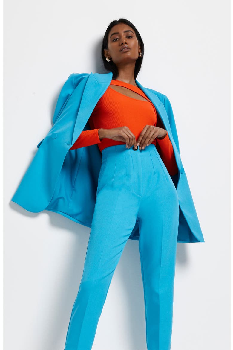 Cigarette Dart Trousers, Alternate, color, BRIGHT BLUE