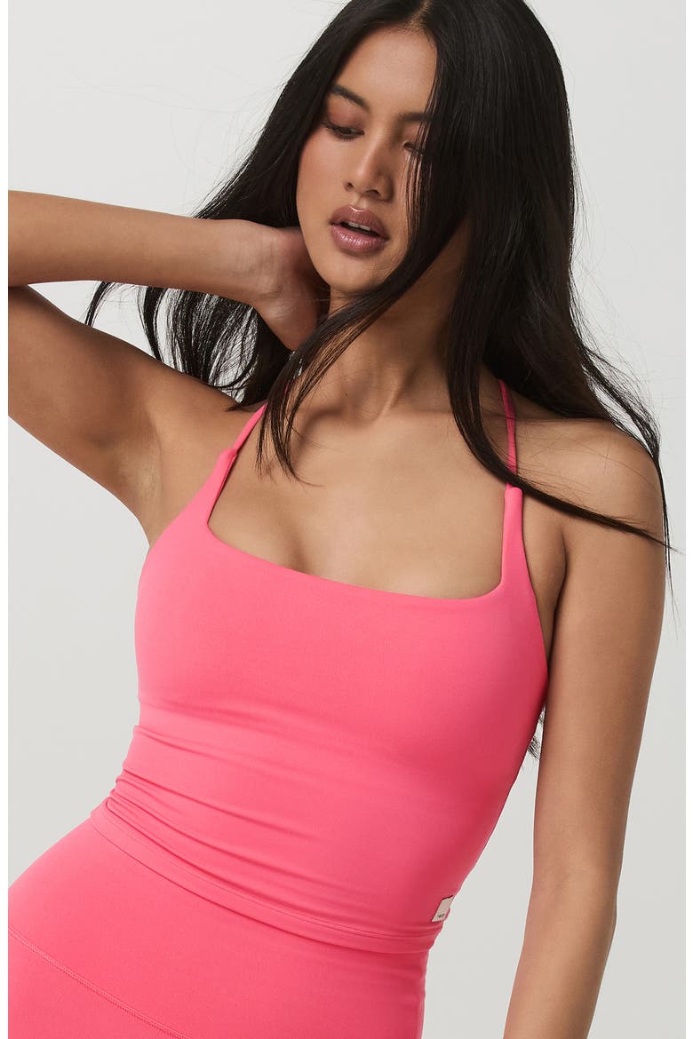 All the Feels Strappy Back Tank, Alternate, color, SUNSET PINK
