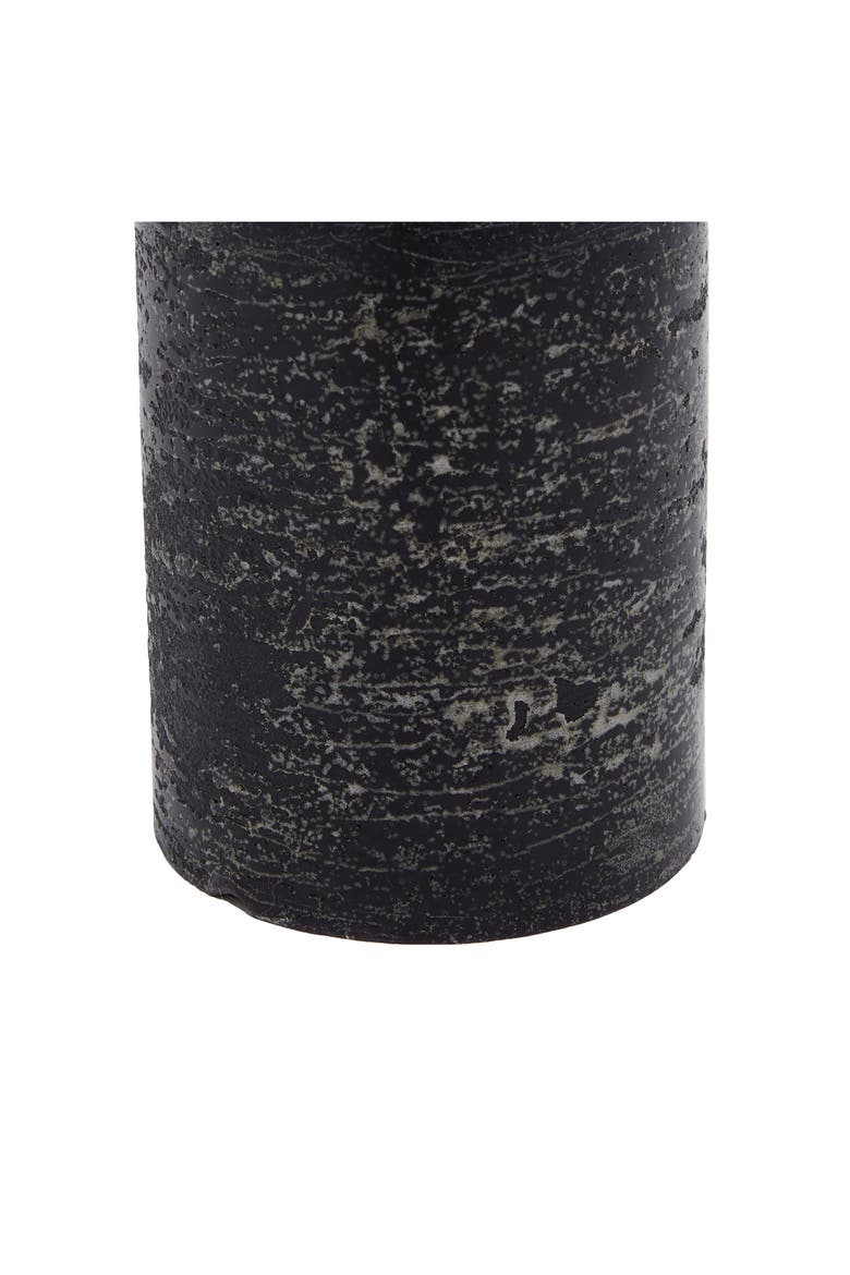 Black Wax Traditional Flameless Candle with Remote Control - Set of 3, Alternate, color, BLACK