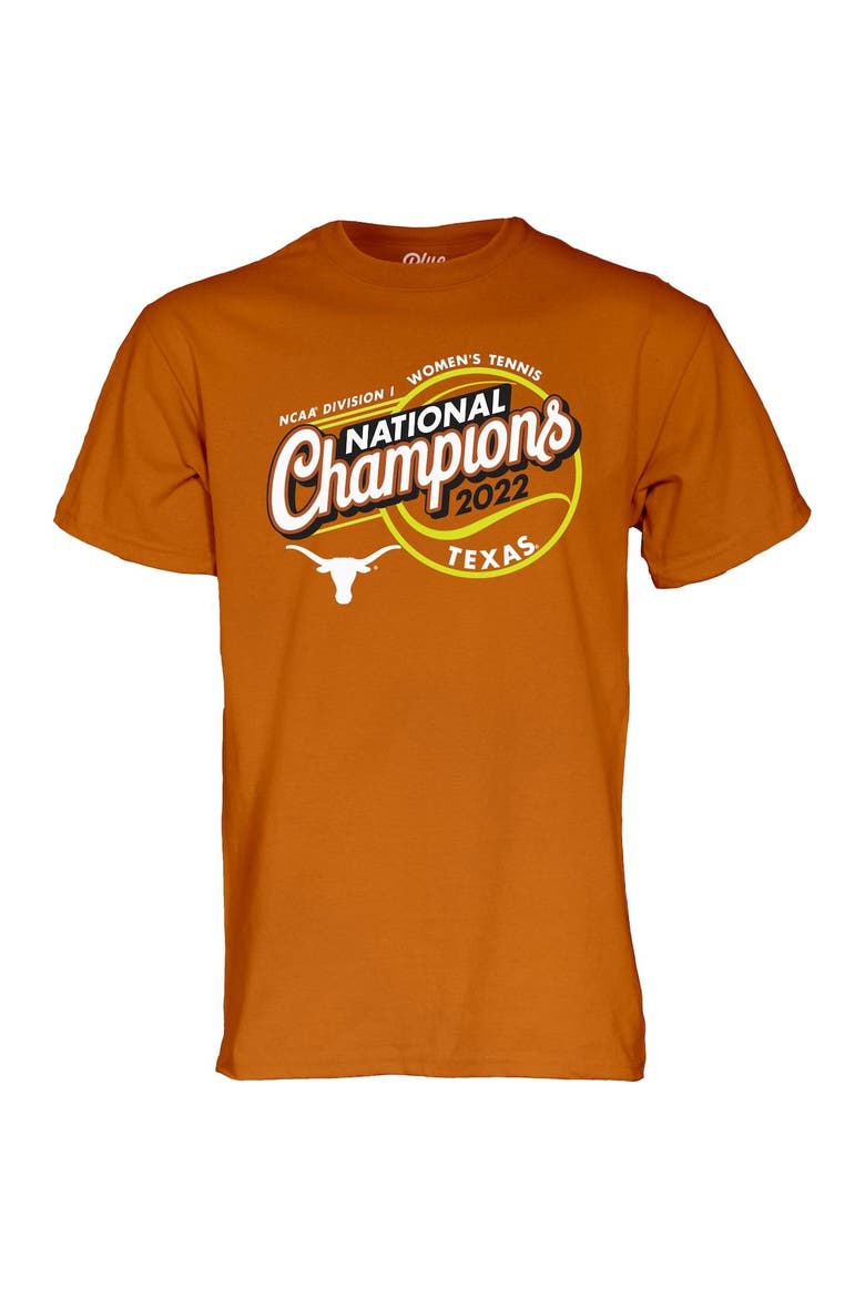 Texas Orange Texas Longhorns 2022 NCAA Women's Tennis National Champions T-Shirt, Alternate, color, Burnt Orange