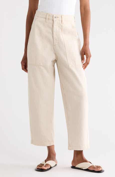 AG Camille High Waist Crop Straight Leg Jeans
