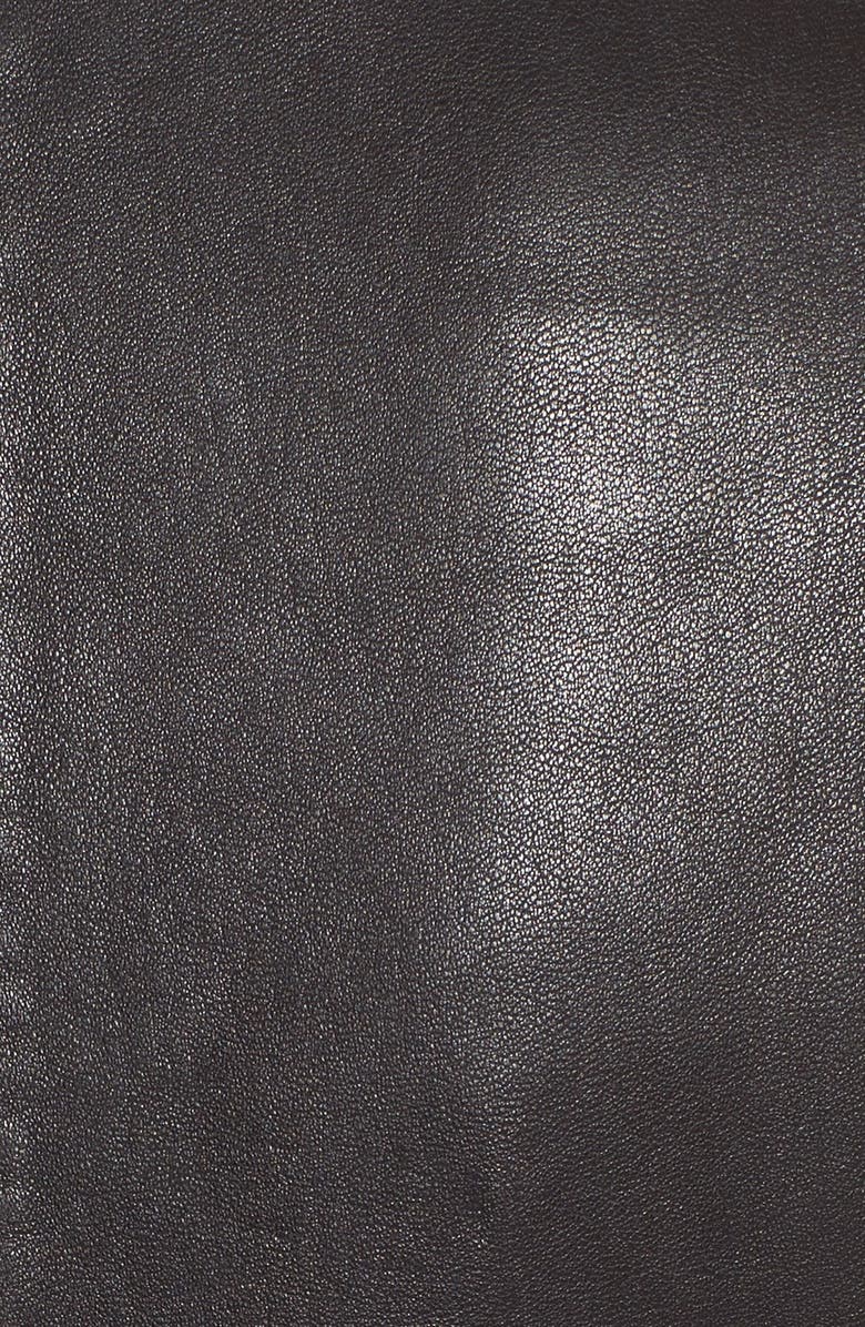 Treasure & Bond Treasure&Bond Relaxed Leather Moto Vest, Alternate, color,