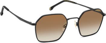 53mm Hex Metal Frame Sunglasses