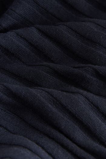 Long Sleeve Rib Minidress