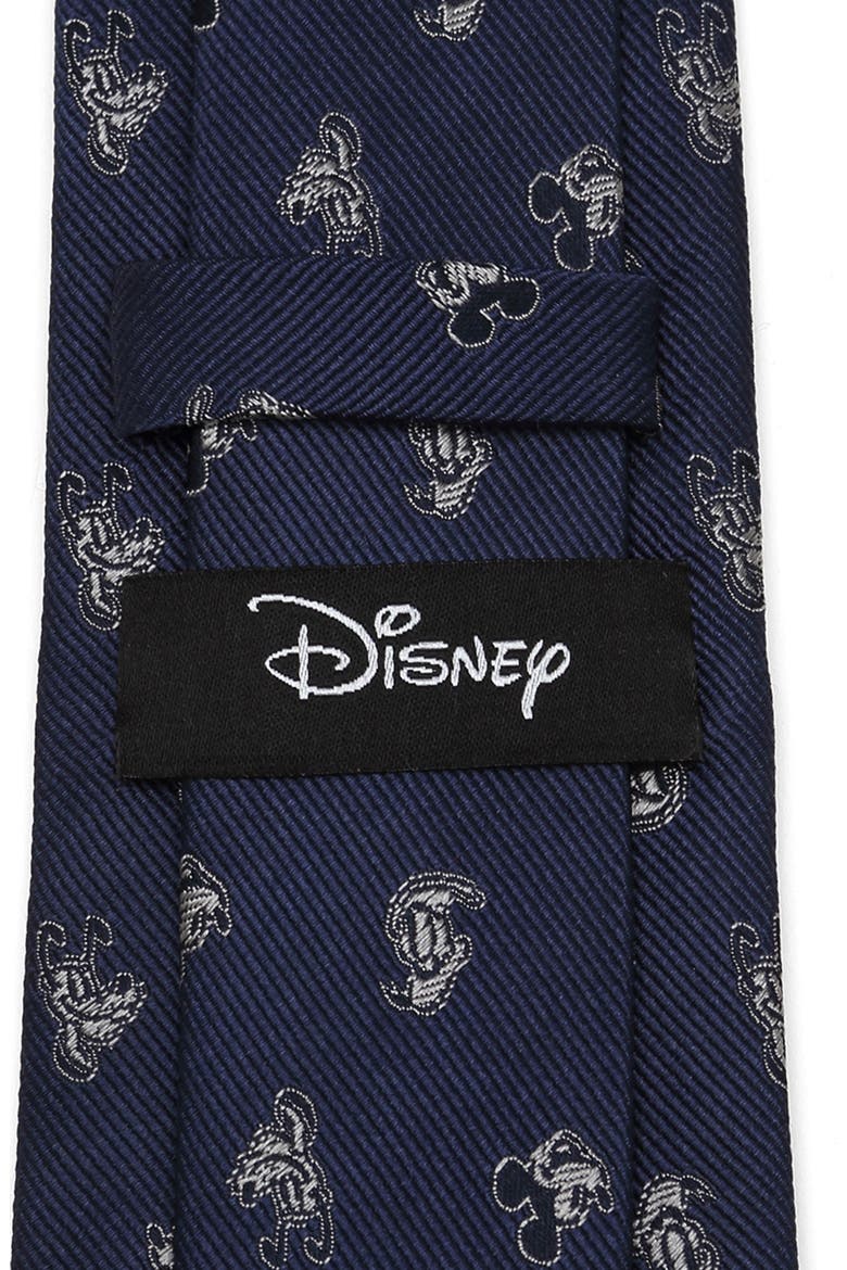 x Disney Mickey & Friends Silk Tie, Alternate, color, BLUE