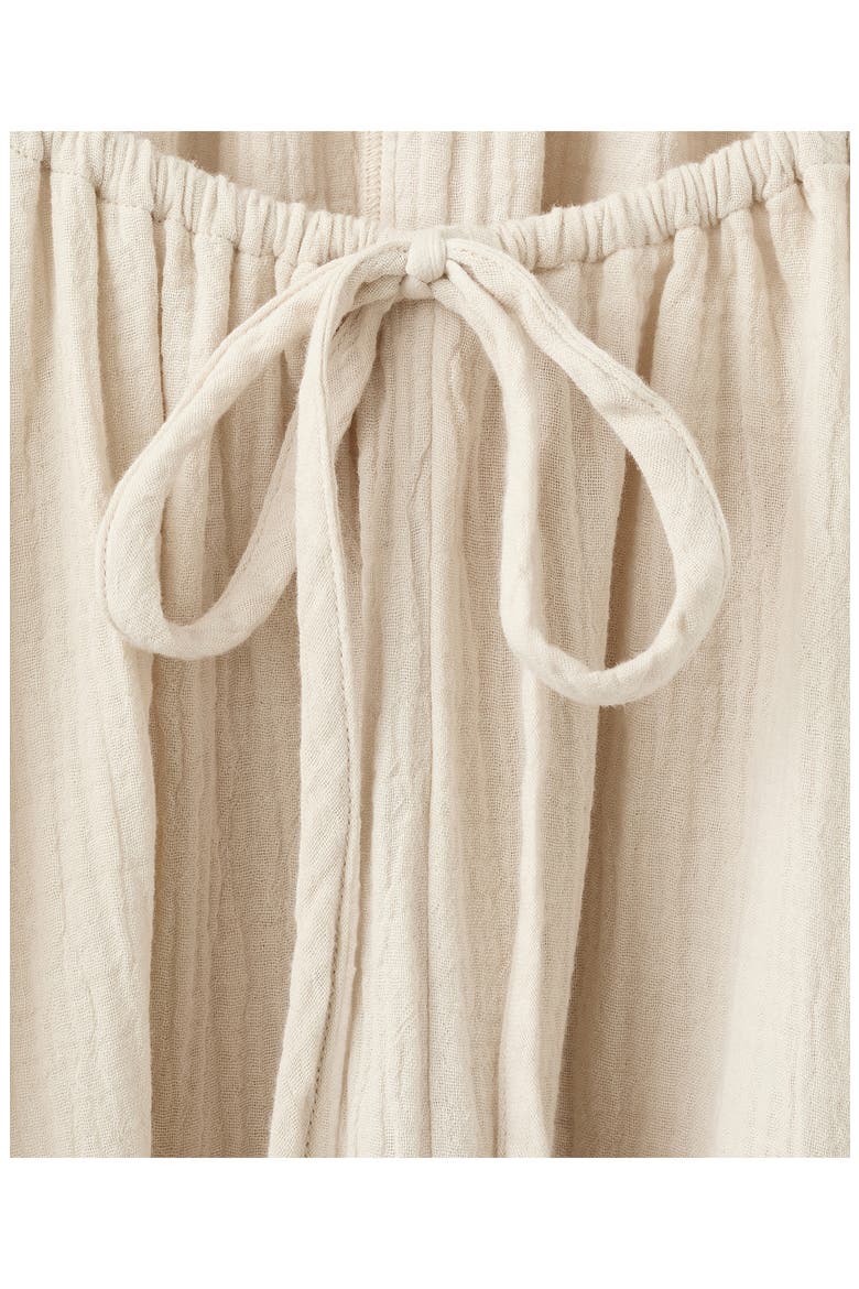 Sleeveless Cotton Nightgown, Alternate, color, ECRU