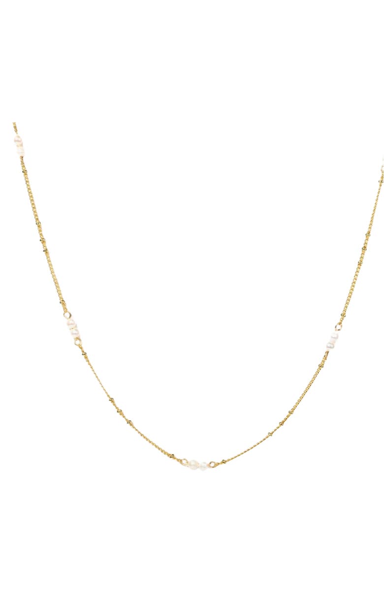 Little Sky Stone Vivienne Pearl Necklace, Main, color, 