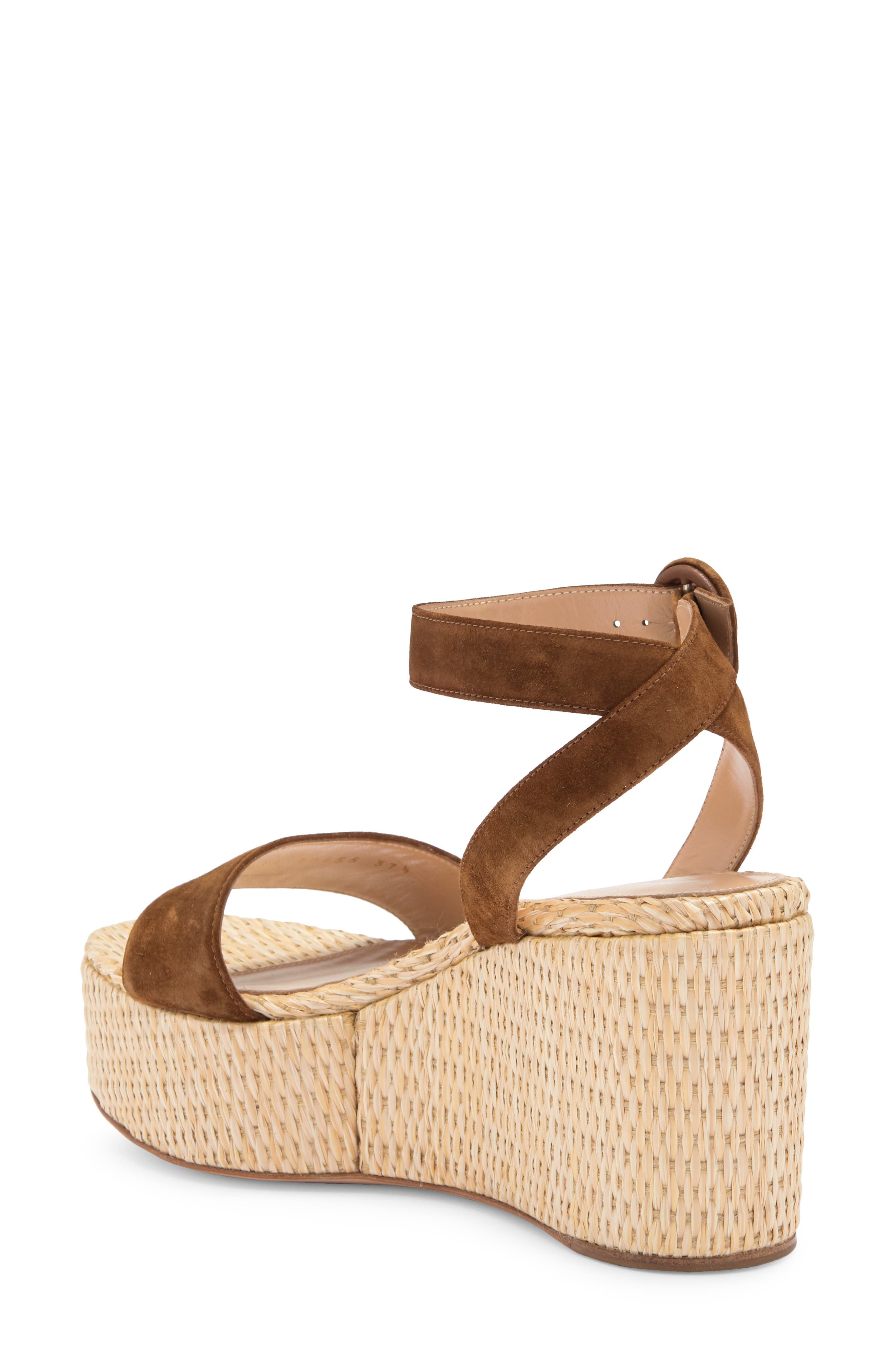 Gianvito Rossi Platform Wedge Sandal, Alternate, color, 