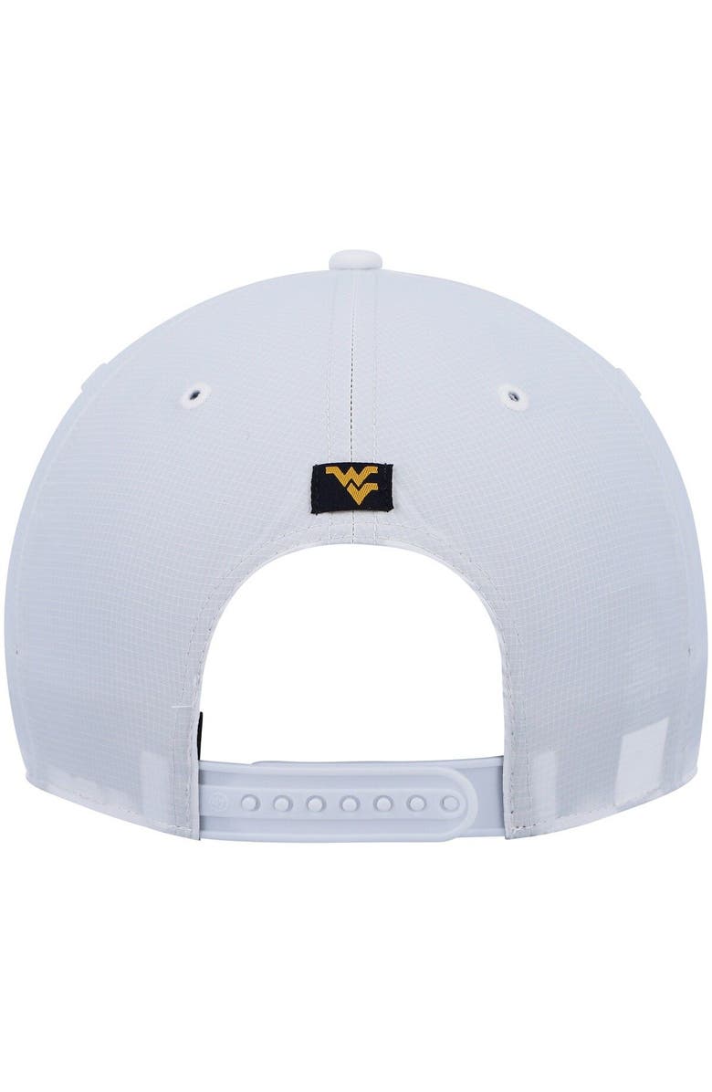 '47 Men's '47 White West Virginia Mountaineers Suburbia Captain Snapback Hat, Alternate, color, 
