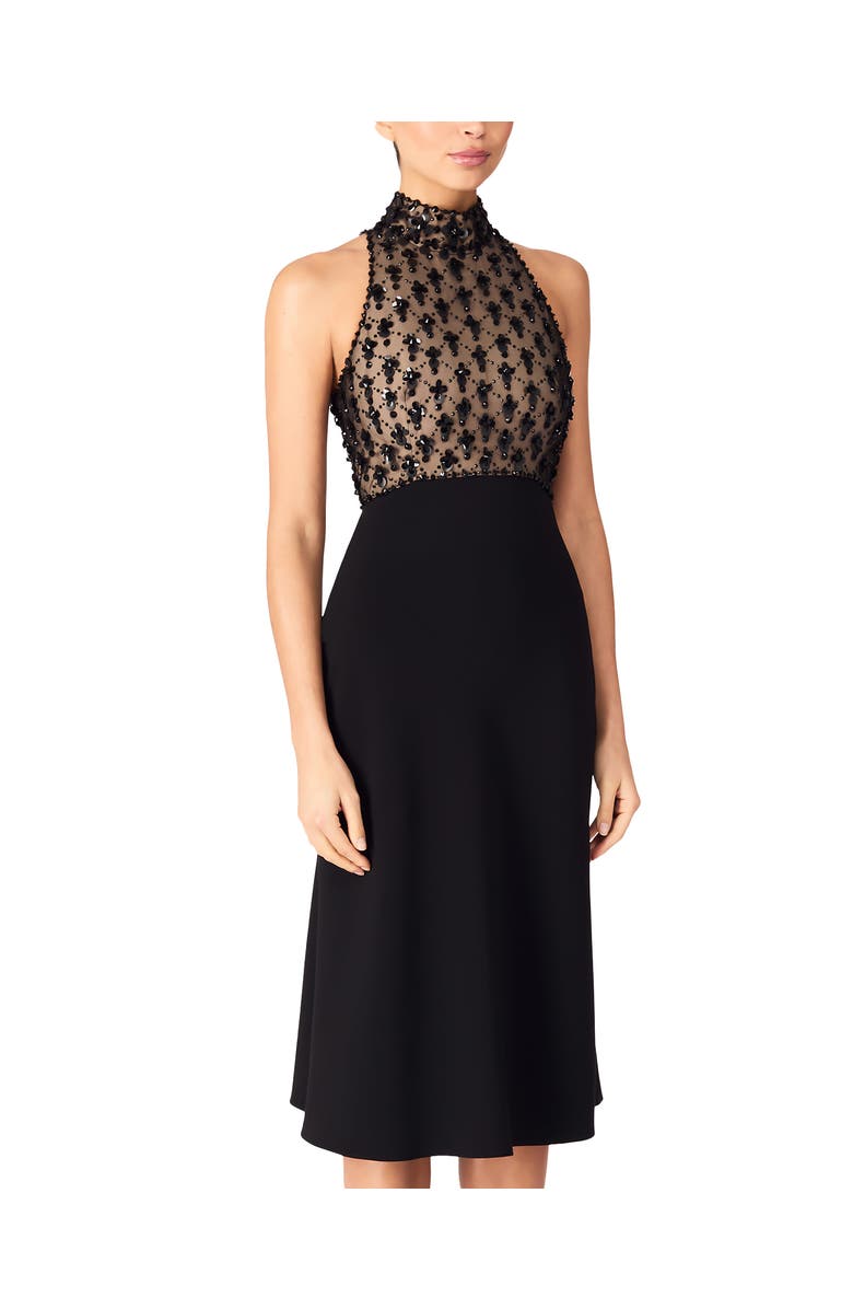 Jenny Packham Aurelia Dress, Alternate, color, Liquorice